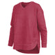 East Hall Melange V-Neck Pocketed Poncho Fleece