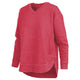 East Hall Melange V-Neck Pocketed Poncho Fleece