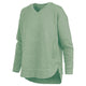 East Hall Melange V-Neck Pocketed Poncho Fleece
