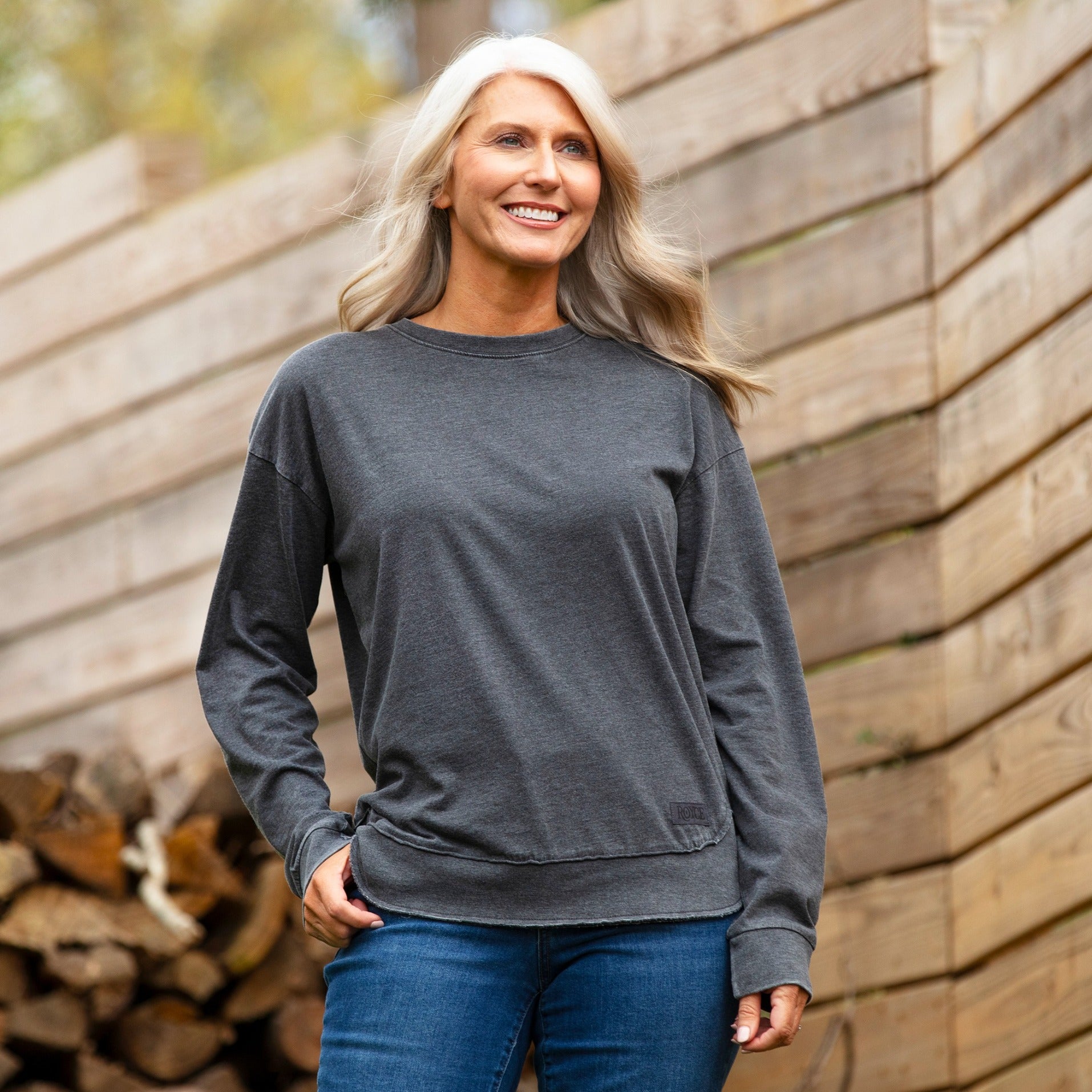 Tシャツ・カットソー RONRON STRIPE LACE PATCH ELBOW PATCH LONG SLEEVE GREEN RR24C 61d5dfJMpEL._UY1000_.jpg