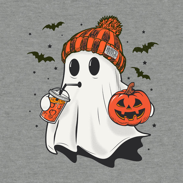 Sippin Ghost Melange Poncho Fleece