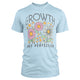 Growth Not Perfection Vintage Washed Unisex Tee