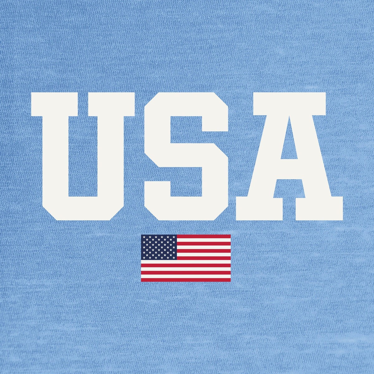 USA Flag Vintage Washed Boyfriend Tee