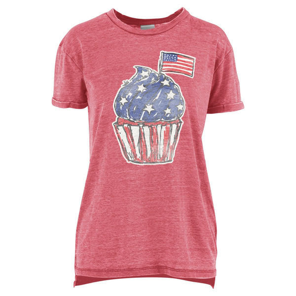 Cupcake Americana Boyfriend Tee