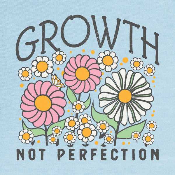 Growth Not Perfection Vintage Washed Unisex Tee