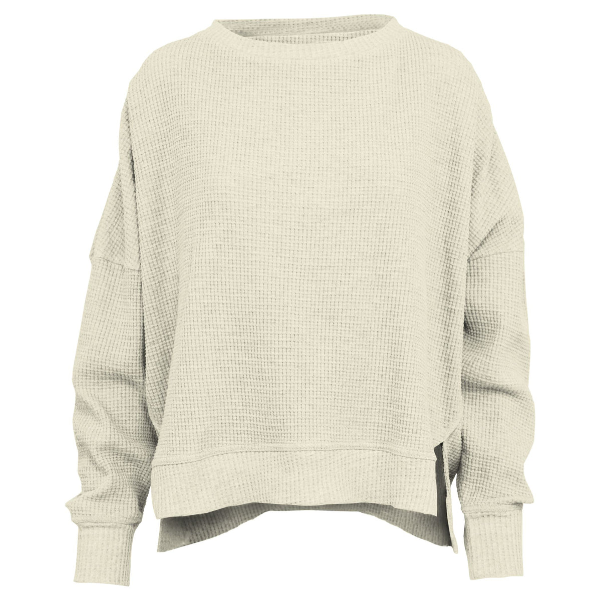 Lounge Long Sleeve Waffle Knit Top