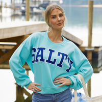 Salty Puff Printed Janise Fleece