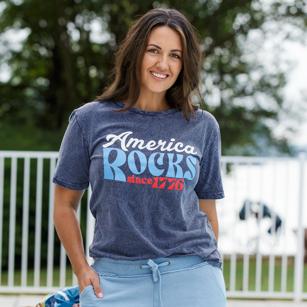 Amerca Rocks America Rocks Mineral Wash Tee – Royce Brand