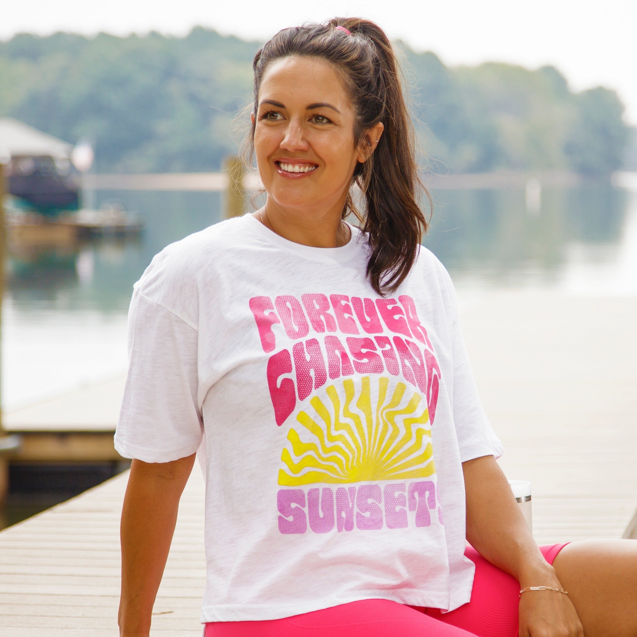Forever Chasing Sunsets Textured Slub Tee – Royce Brand