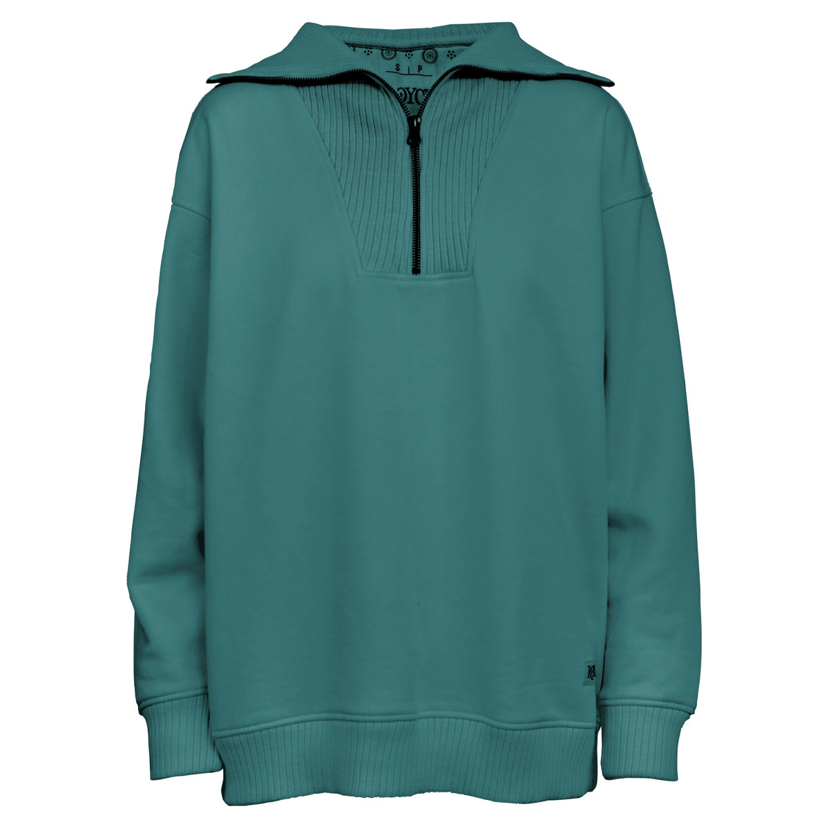 Thelma Melange Quarter Zip Fleece