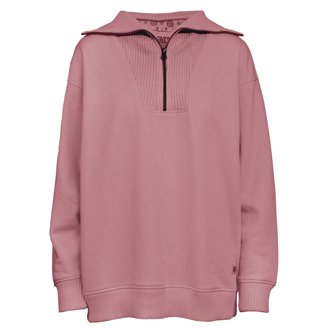 Thelma Melange Quarter Zip Fleece – Royce Brand