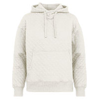 Quilted Comfort Set: Shorts & Hoodie (Ivory)