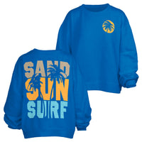 Sand Surf Puff Printed Janise Fleece