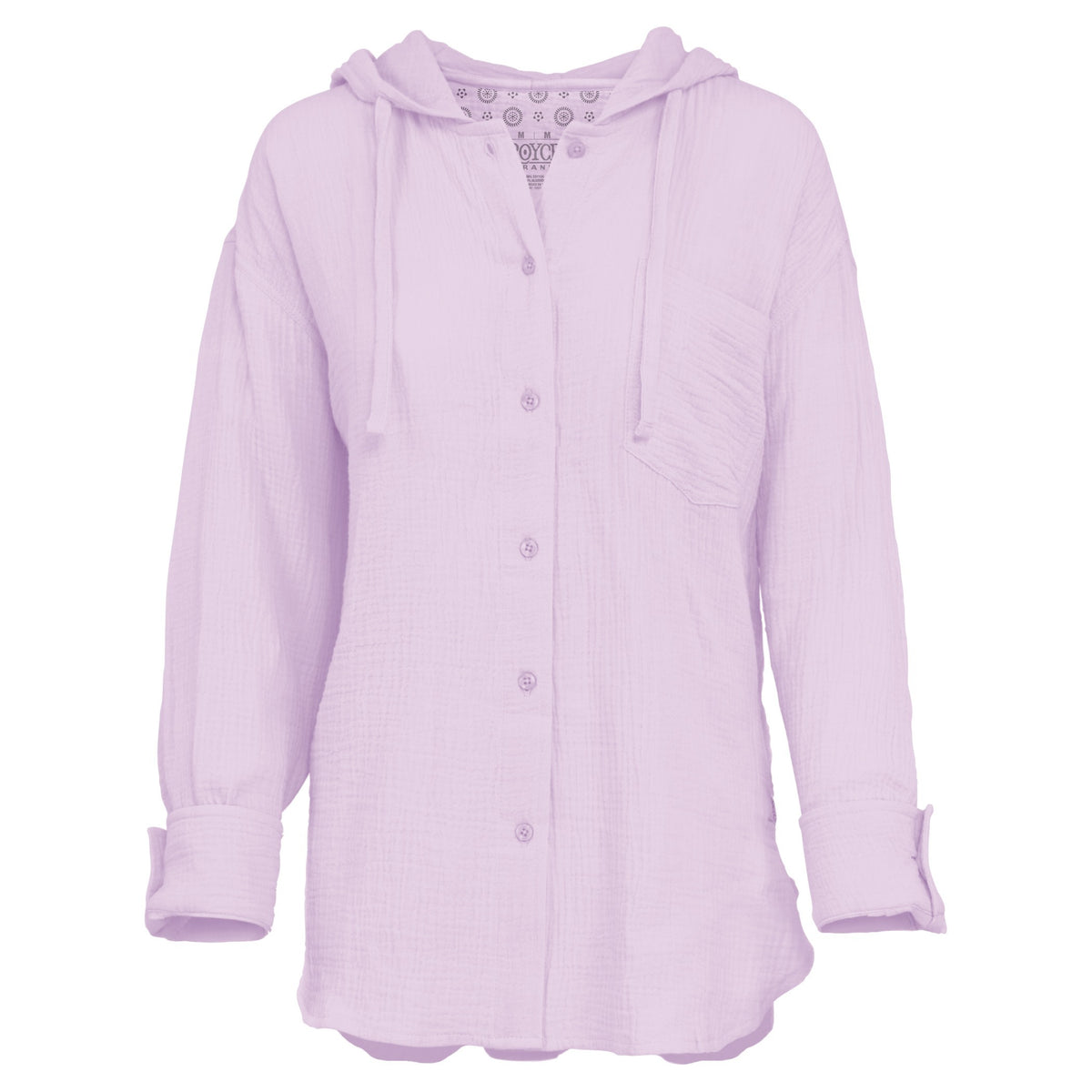 Villa Long Sleeve Hooded Gauze Top