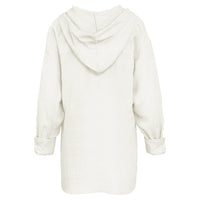 Villa Long Sleeve Hooded Gauze Top