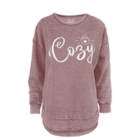 Cozy Season Melange Poncho Fleece