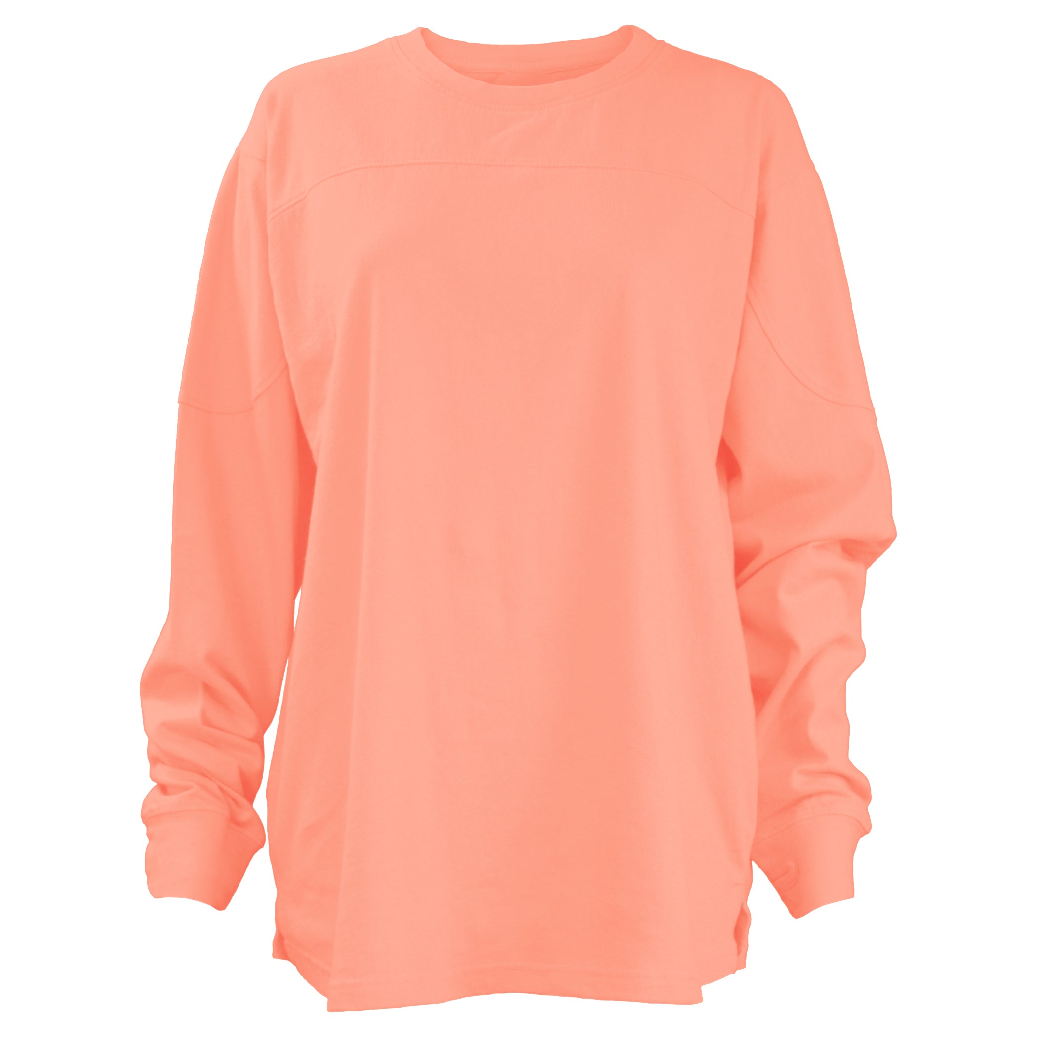 CLANE☆BACK LONG DRAPE BIG SHIRTS Big Shirt | Women's Long Sleeve 100% Cotton Big Tee by Royce Brand