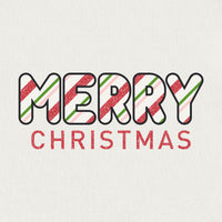 Peppermint Stick Long Sleeve 100% Cotton Tee