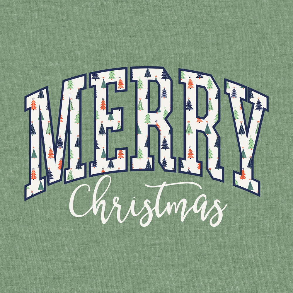 Merry Little Trees Melange Poncho Fleece – Royce Brand