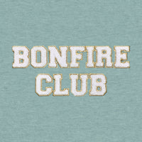 Bonfire Club Chenille Applique Melange Poncho Fleece