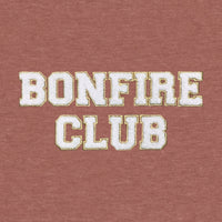 Bonfire Club Chenille Applique Melange Poncho Fleece
