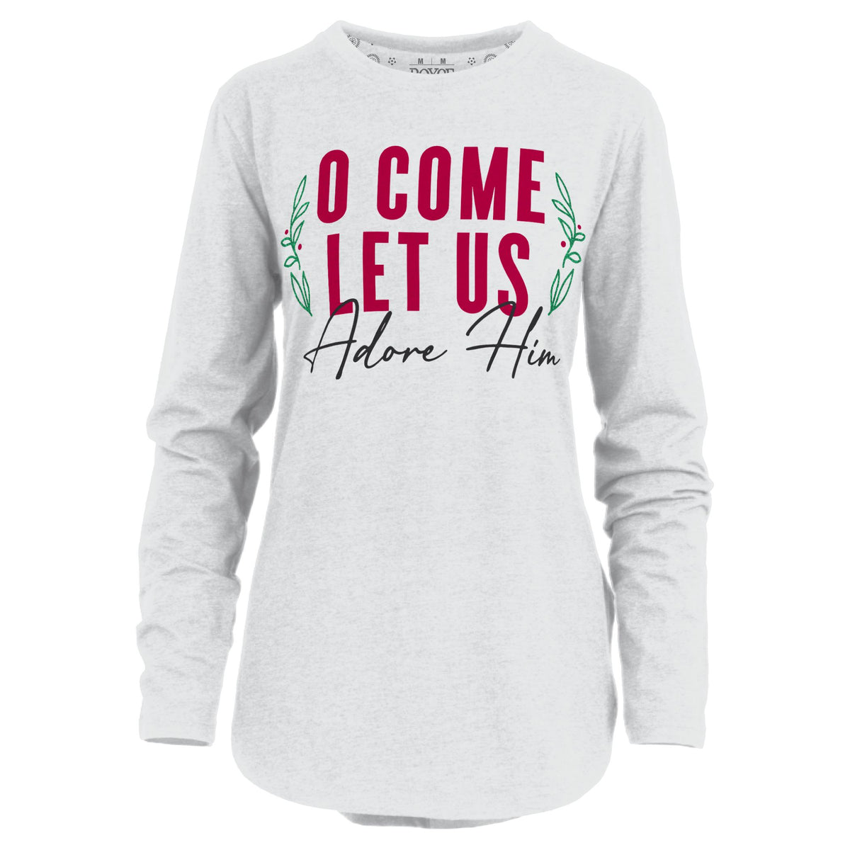 Adore Him Melange Long Sleeve Tee