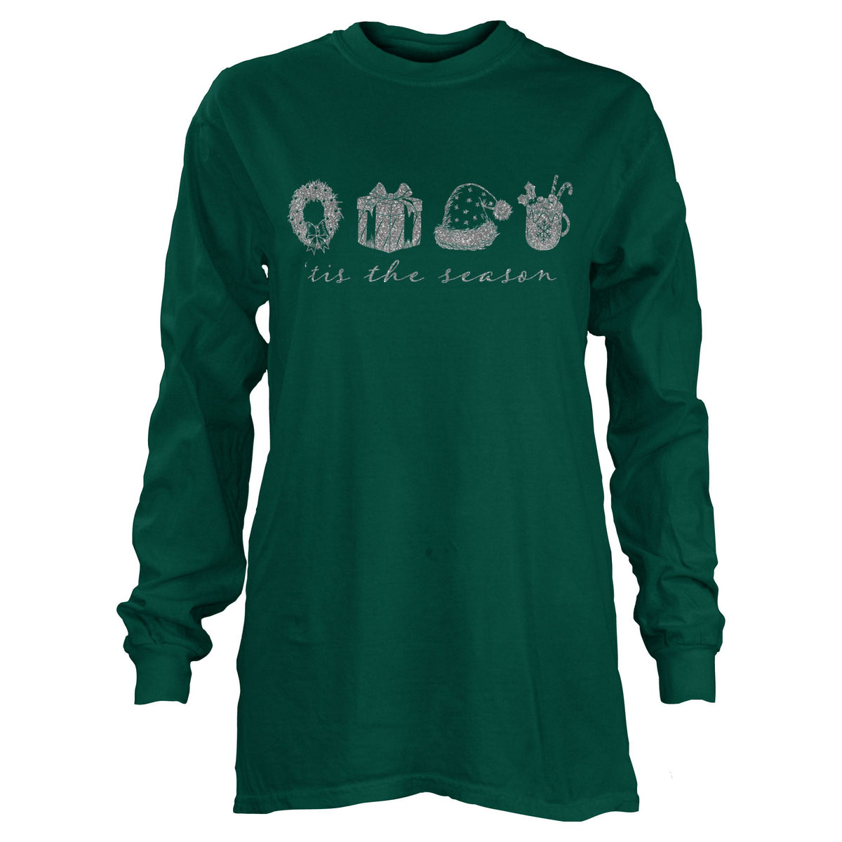 Christmas Sketch Unisex 100% Cotton Tee