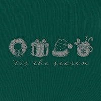 Christmas Sketch Unisex 100% Cotton Tee