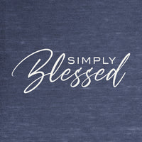 Simply Blessed Melange Poncho Fleece