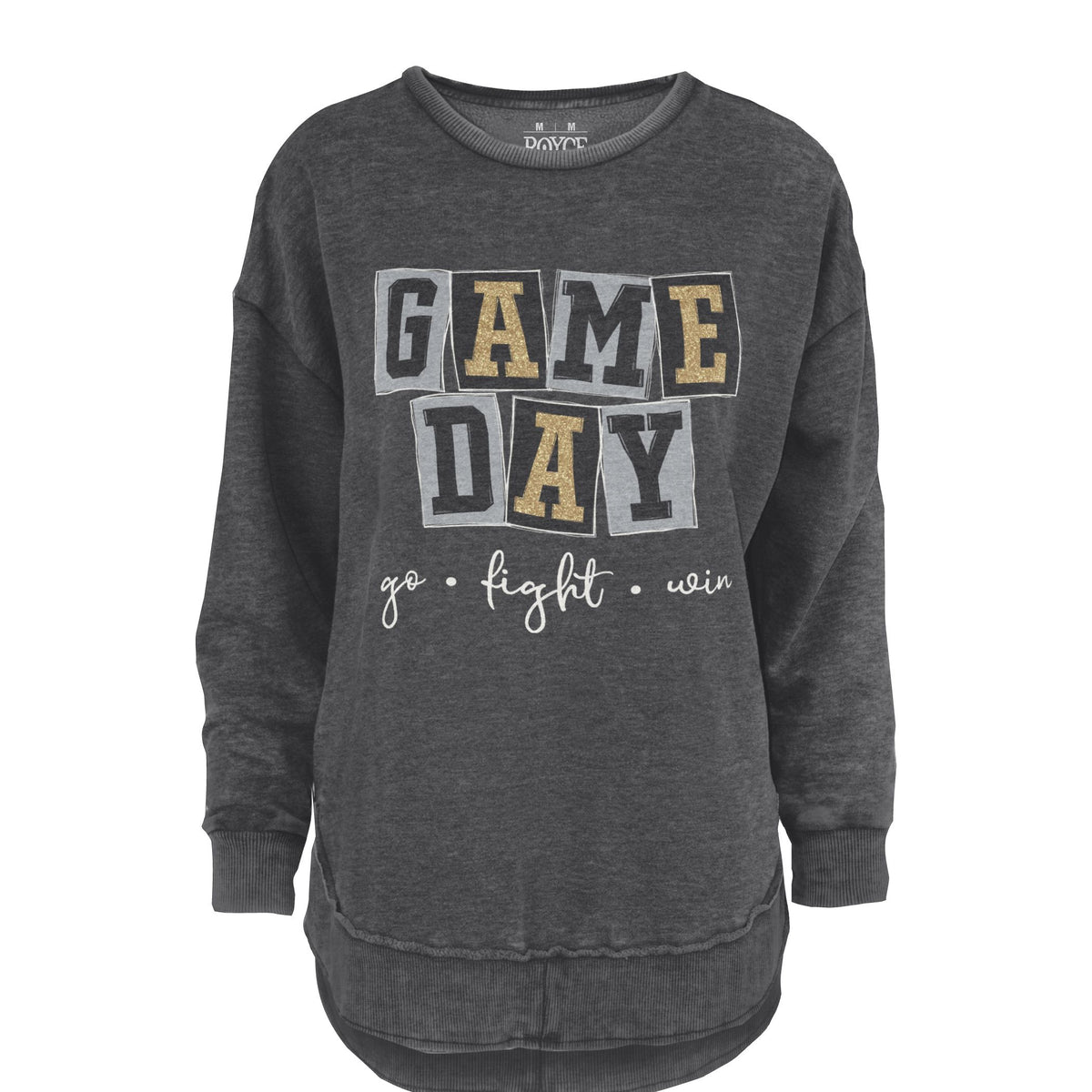 Game Day Blocks Melange Poncho Fleece