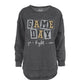Game Day Blocks Melange Poncho Fleece