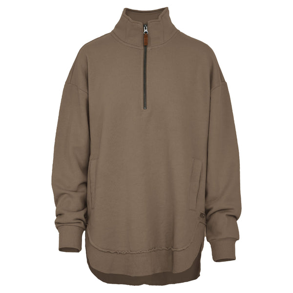 Sojourn Quarter Zip Melange Poncho Fleece