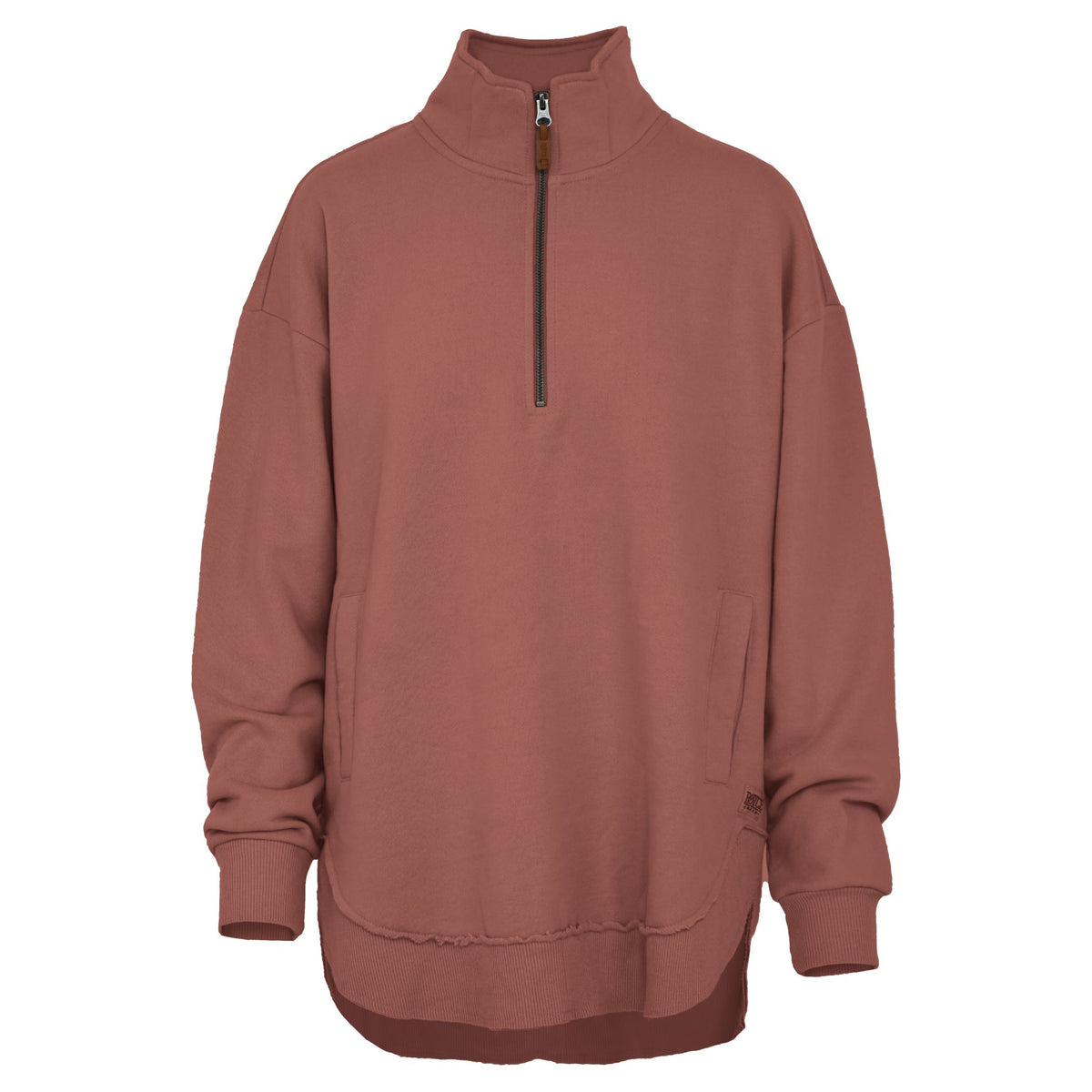 Sojourn Quarter Zip Melange Poncho Fleece