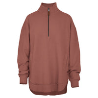 Sojourn Quarter Zip Melange Poncho Fleece