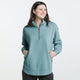 Sojourn Quarter Zip Melange Poncho Fleece