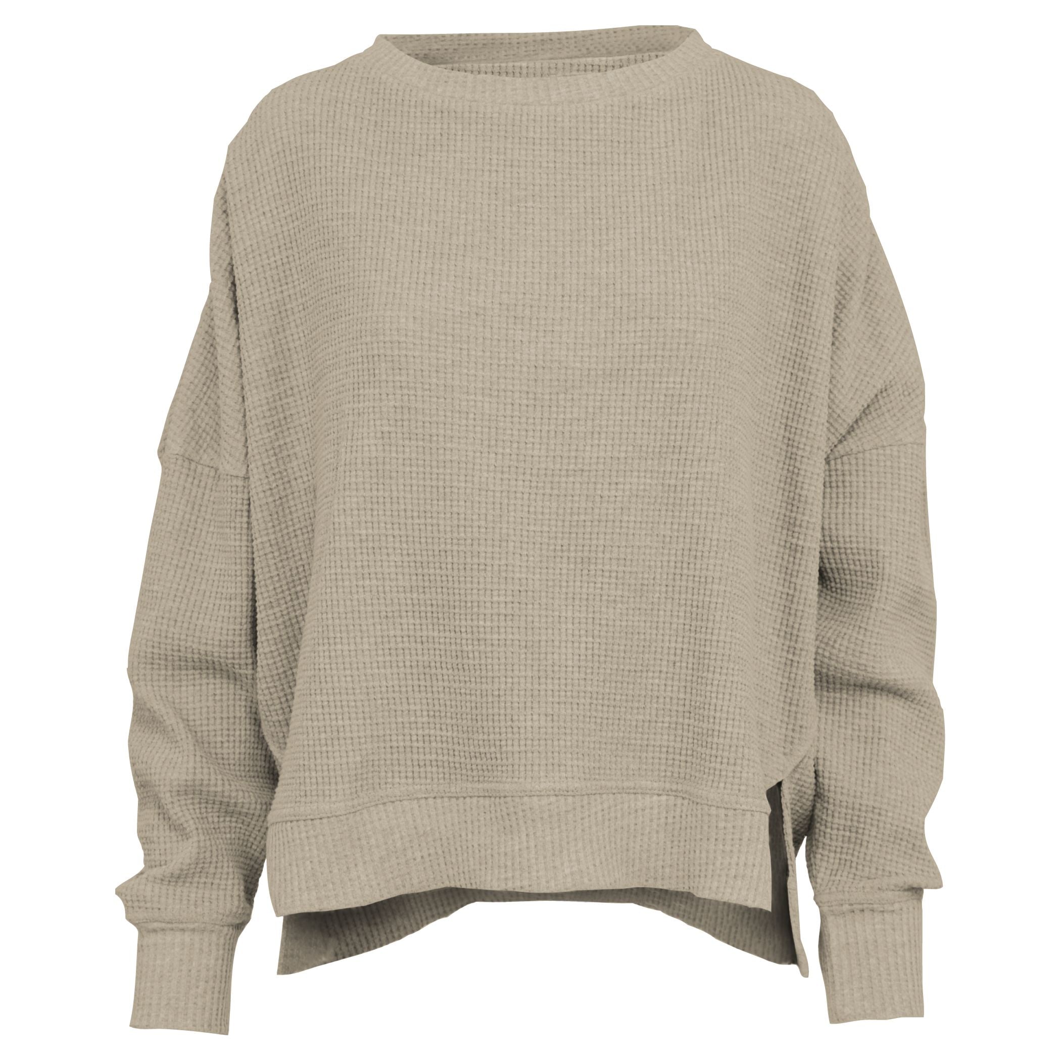 Lounge Long Sleeve Waffle Knit Top – Royce Brand