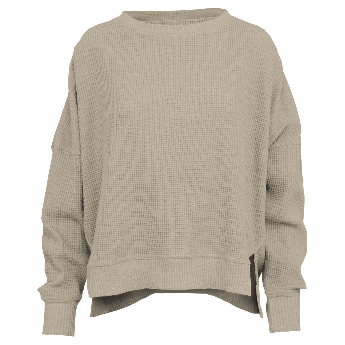 Lounge Long Sleeve Waffle Knit Top