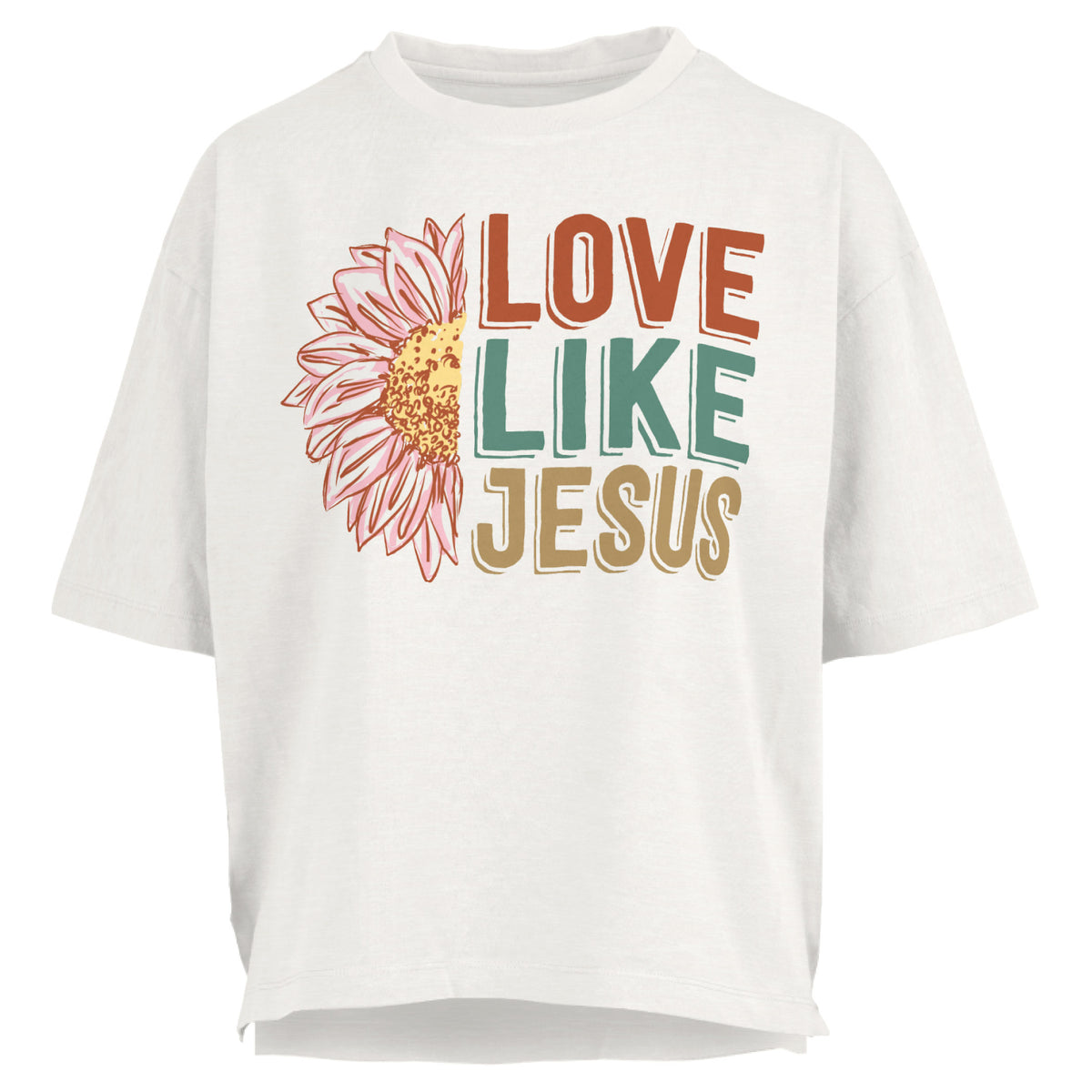 Love Like Jesus Motley Slub Tee