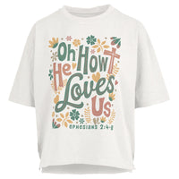 His Great Love Motely Slub Tee