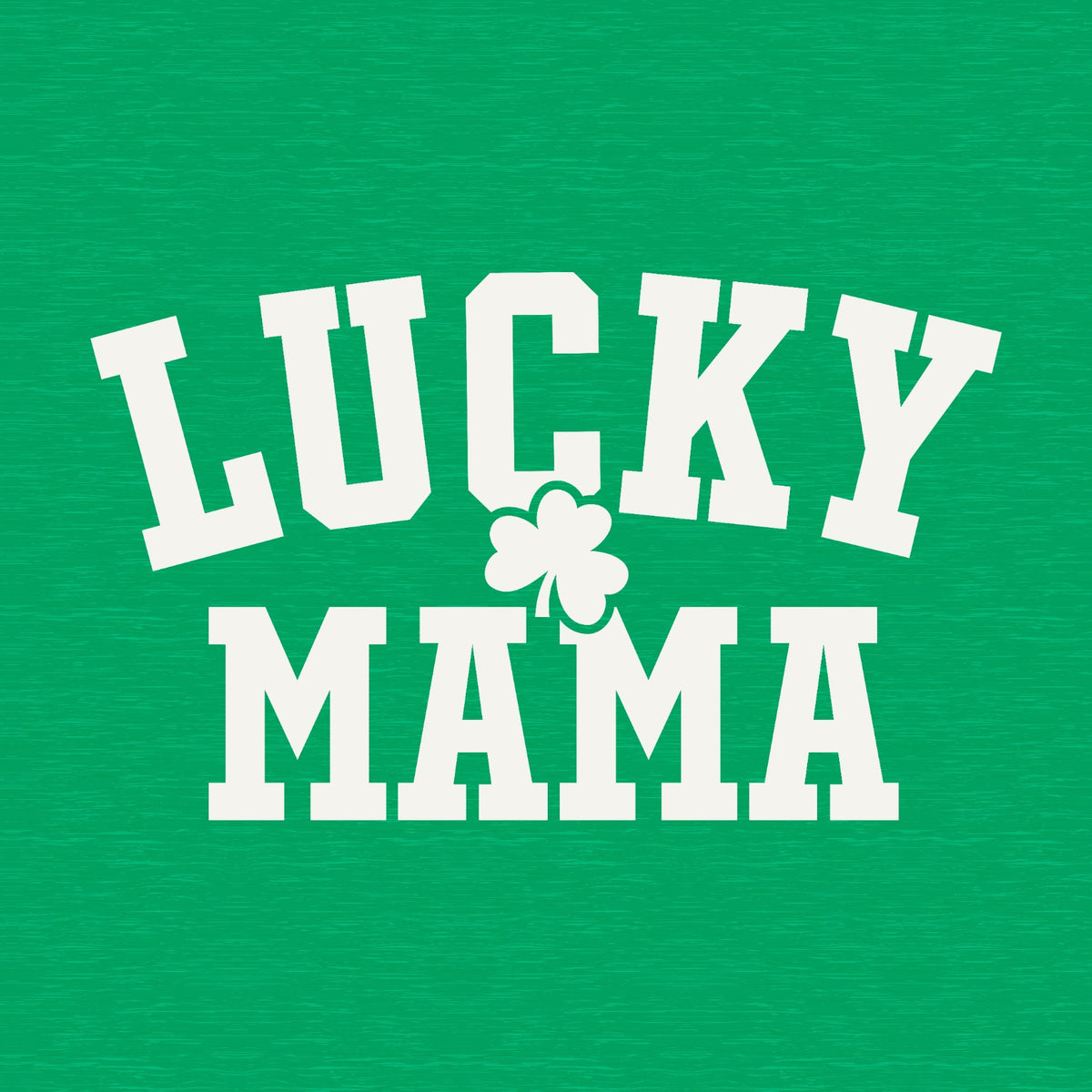 Lucky Mama V-Neck Slub Tee