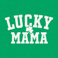 Lucky Mama V-Neck Slub Tee