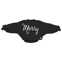 Merry Screen Printed  Flannigan Fleece