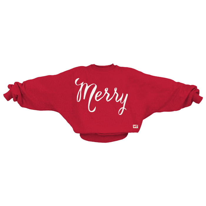 Merry Screen Printed  Flannigan Fleece