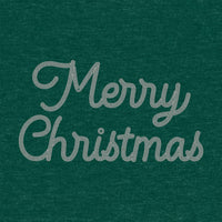 Glimmer Merry Christmas Melange Poncho Fleece