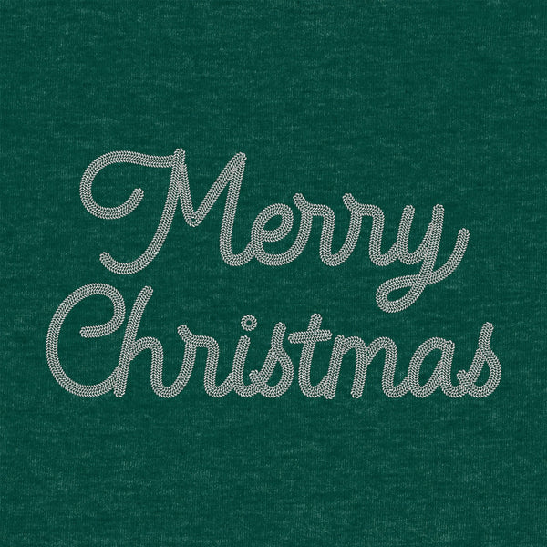 Glimmer Merry Christmas Melange Poncho Fleece