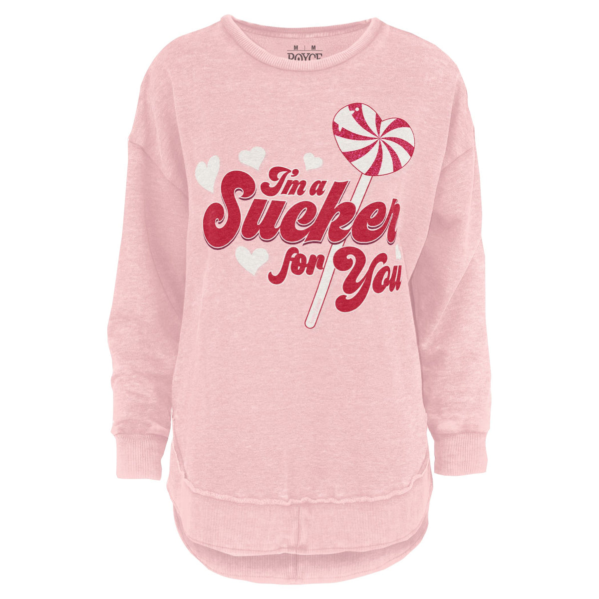 Sucker For You Melange Poncho Fleece