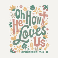 His Great Love Motely Slub Tee