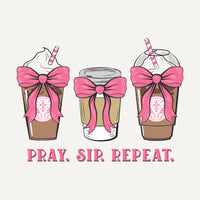 Pray Sip Repeat Motley Slub Tee