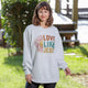 Love Like Jesus Melange Poncho Fleece