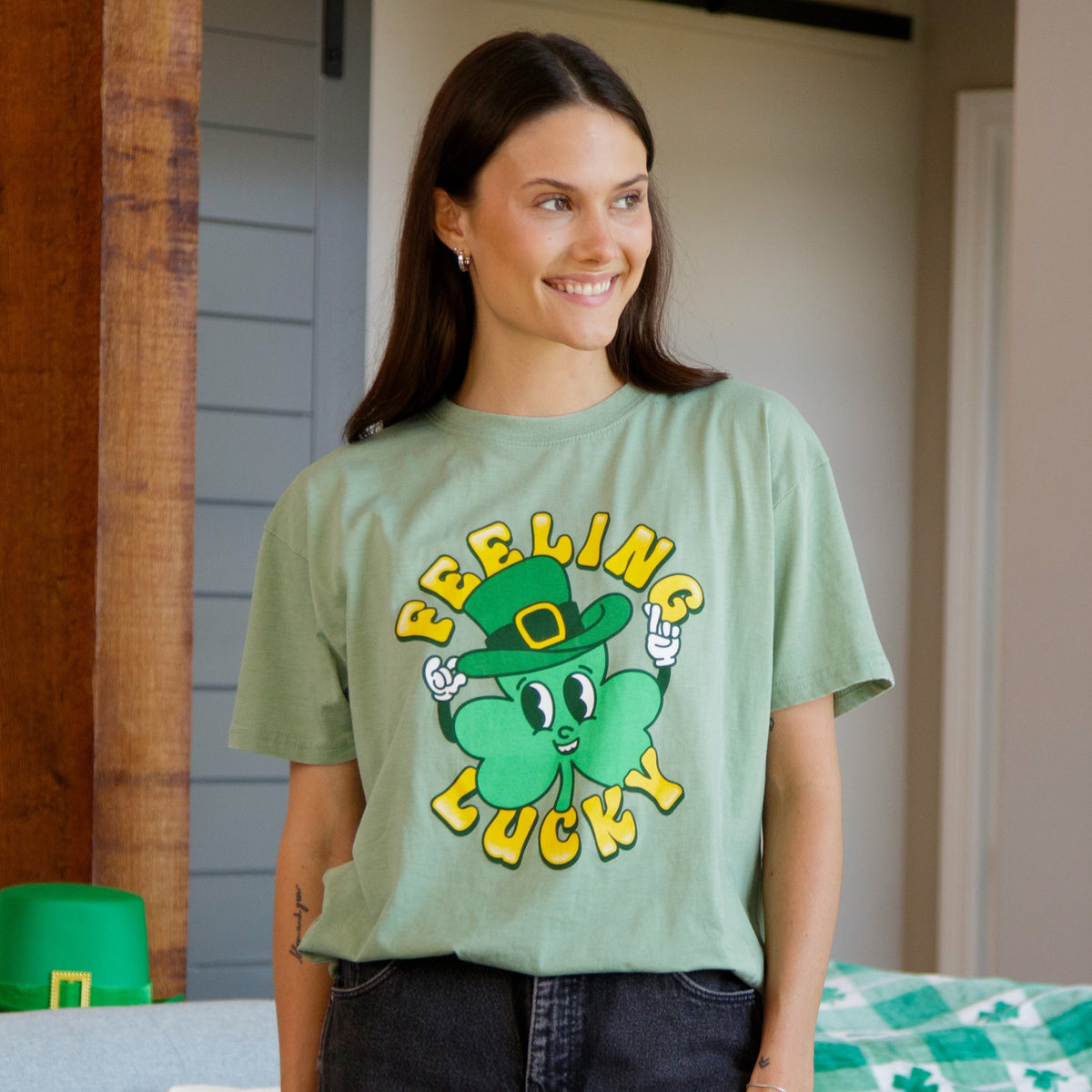 Feeling Lucky Shamrock Unisex Tee